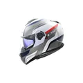 LS2 Helm Strobe Ii Ff908 Monza Weiss/blau/rot M