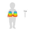 Small Foot Stapelspielzeug 11720 Steckspiel Regenbogen ab 12 Monaten