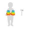 small foot 11720 Steckspiel Regenbogen ab 12 Monaten