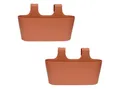 Engelland Blumenkasten Blumentopf zum Hängen (Vorteils-Set, 2 St., Fassungsvermögen je Topf 5,5 Liter), UV-Beständig, Frostbeständig, Wasserauffangschalen