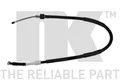 NK Seilzug, Feststellbremse 9045109 für TOYOTA