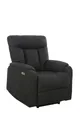 Femo Trade Relaxsessel FM-3215, Anthrazit, Mikrofaser, USB-Anschluss, 1-motorig, elektrische Relaxfunktion, B 79 x H 100 x T 93 cm