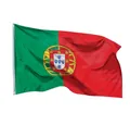 PHENO FLAGS Flagge Portugal Flagge 90 x 150 cm Portugiesische Fahne Nationalfahne (Hissflagge für Fahnenmast), Inkl. 2 Messing Ösen