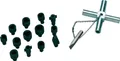 Cimco Schaltschrankschlüssel Multi-Key-Set 112798 (3-Kant-Schlüssel)