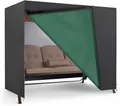 TK Gruppe Timo Klingler 3X Schutzhülle Hollywoodschaukel, für 2,3,4-Sitzer, Abdeckung wasserfest & Winddicht & UV-Schutz - reißfeste Plane Gartenschaukel - 210x150x150cm