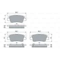 BOSCH Bremsbeläge Bremsklötze für Hyundai i10 BA IA 1.0 Tucson TLE 1.6 GDi 2.0