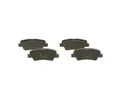 1x BOSCH 0 986 494 557 Bremsbelagsatz, Scheibenbremse