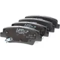 1x ORIGINAL® Bosch 0 986 494 557 Bremsbelagsatz, Scheibenbremse Hinten, inkl.