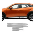 Seitentürleiste Türleisten Türschutzleiste für Mazda CX-3 2015-2021 Edelstahl 4x