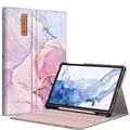 FINTIE Schutzhülle für Samsung Galaxy Tab S8/Tab S7 11 Zoll (Modell SM-X700/X706/T870/T875/T878) mit integriertem S-Stifthalter, Multi-Winkel-Portfolio-Schutzhülle mit Tasche, automatischer