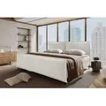 99rooms Vero Plus Familienbett Boxspringbett 240×200 cm Cordstoff POSO Greige