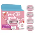 Gillette Venus Comfortglide Spa Breeze Rasierklingen Damen, 4 Original Ersatzklingen für Damenrasierer