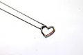 Miore Damen-Halskette Herz 925 Sterlingsilber 1 Brillant 0.01ct 17-BU1392/861