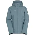 Mammut Regenjacke Linard Light HS Hooded Jacket Women grau L