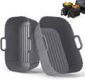 Marsgarlan Airfryer Silikonform 2 Stück für Ninja Dual Zone AF400EU/EUCP AF20...
