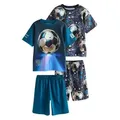 Next Pyjama 2er-Pack kurze Schlafanzüge aus 100 % Baumwolle (4 tlg) blau 134 (9 J.)