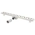 MCW Duschrinne D94c Bodenablauf Abflussrinne Duschablauf Edelstahl Siphon 50-120cm 110cm