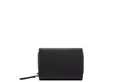SID & VAIN Geldbörse echt Leder Damen Geldbeutel groß schwarz AVA, Portemonnaie Echtleder für Damen, Wallet, Brieftasche schwarz