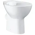 Grohe Stand-Tiefspül-WC Bau Keramik, Abgang waagerecht, spülrandlos, aus Sanitärkeramik, Alpinweiß