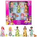 Mattel Disney Princess Freunde Bewegliche Puppen Filmspielzeug Set Figuren