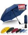 Groß Sturmfest Kompakter Reise Regenschirm – Automatik Taschenschirm für Herr...