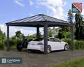 Canopia Carport Colorado 14x14 Grau Alu 426 x 426 cm