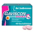 Gaviscon Dual 250mg/106,5mg/187,5mg Kaut