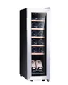 Kalamera Weinkühlschrank, 12 Flaschen 35 Liter Weinklimaschrank klein mit Kompressor, 5-18°C, KRC-35FCSS