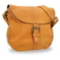Gusti Umhängetasche Leder - Candice Damen Handgefertigte Ledertasche für Alltag & Freizeit Elegante Leder Handtasche aus Büffelleder