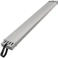 VEVOR Teleskop-Arbeitsplanke aus Aluminium, 2,74-4,57 m, 227 kg Tragkraft, 31,75 cm breite Aluminium-Gerüstplanke, Verlängerungs-Bühnenplanke mit rutschfester Plattform, Gerüstleiter-Zubehör