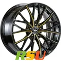 Barracuda Project 3.0 black gloss flashgold 10x20" ET40 LK5 114.3 ML 73.1 Alu...