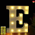 Buchstaben Lichter Alphabet Lampe LED Brief Beleuchtung Buchstabe Licht