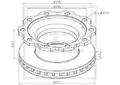 046.377-00A Bremsscheibe Ø 377 E1 90R-02 C0236/0023 passend für BPW, KÖGEL