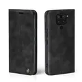 LBH Handyhülle für Xiaomi Redmi Note 9 in Schwarz mit Karten- und Geldfach Smartphone Hülle mit Standfunktion Flip Case Schutzhülle Magnetverschluss Vintage