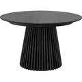 Osaka Esstisch Ø120cm schwarz. - Schwarz