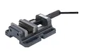 OPTIMUM Bohrhammer Prisma BMP 100, Metall, Bankschraubstock, Spannweite 100 mm, Backenhöhe 30 mm, mit Langlöcher, Trapezgewinde, Azul