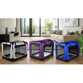 Hundebox Bello XXXL Navyblau faltbar Autotransportbox Katzen Hunde Box - Blau