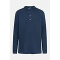 Hanseheld Fischerhemd Blau Uni GOTS Organic