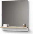 Badspiegel Livinity Timavo Weiß 60 x 67 cm mit Regal, Model 52867