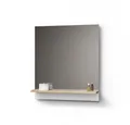 Livinity® Badezimmerspiegelschrank Timavo, Weiß/Artisan-Eiche, 60 x 67 cm mit Regal (1-St)