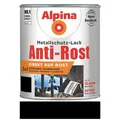 Alpina Metallschutz-Lack Anti-Rost Matt 2,5 L RAL 9005 Schwarz