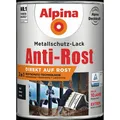 Alpina Anti Rost Metallschutz Lack 3in1 Schutzlack Rostlack Matt Schwarz 2,5L