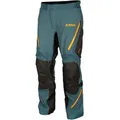 Klim Badlands Pro 2023 Motorrad Textilhose, grün-blau, Größe 32 für Männer