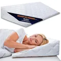 Totsy Baby Keilkissen für Bett und Sofa 45x100 cm - Reflux Kissen & Matratzenkeil für Erwachsene – Bettkeil Lesekissen Rückenkissen Kopfteil Betterhöher – Venenkissen Beinkissen Bezug waschbar Ökotex