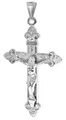 trendor Kreuzanhänger Kreuz-für Herren 925 Silber 40 mm