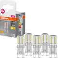 OSRAM Star PIN LED-Lampe für G9-Sockel klares Glas Warmweiß (2700K) 5 Stück