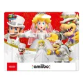 Nintendo Amiibo 3 Pack Mario Peach Bowser IN Wedding Outfit Super Mario Odyssey