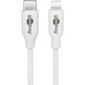 GOOBAY 39446 - Sync- & Ladekabel, USB-CTM ->Lightning, 1 m, weiß 87 W
