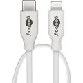 Goobay Ladekabel 39446, weiß, 1m, USB-C auf Apple Lightning, 87W Schnellladekabel