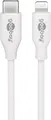 Goobay 39446 Lightning - USB-C™ Lade- und Synchronisationskabel, 1 m, Weiß - MFi